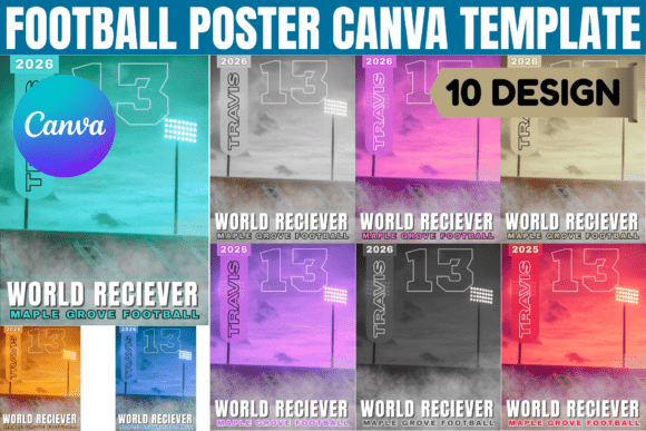 10 Football Poster Canva Template: Design Your Victory