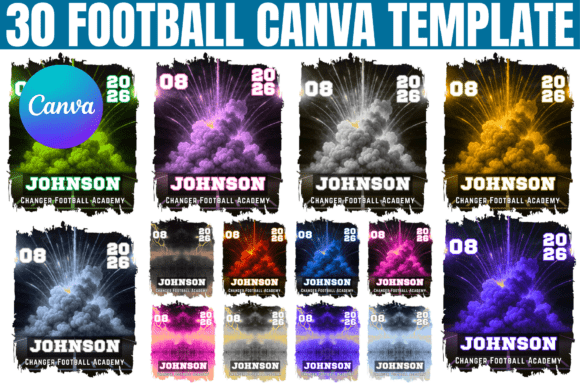 30 Football Canva Editable Templates for Bold Designs