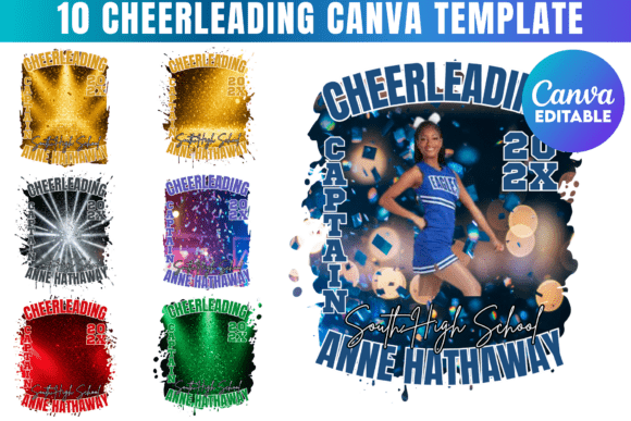 Bold Cheer Graphics in Minutes: A Canva Template Bundle