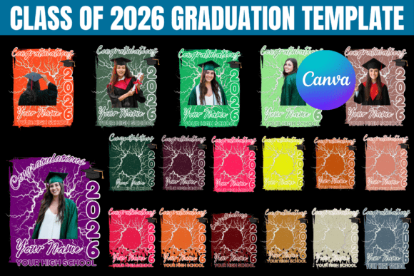 Celebrate Your Grad: The Ultimate Class of 2026 Graduation Template Bundle