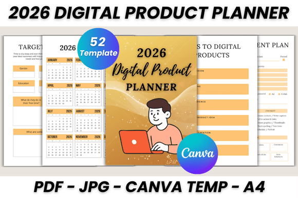 Mastering Your 2026 Strategy with the 2026 Digital Product Planner Canva