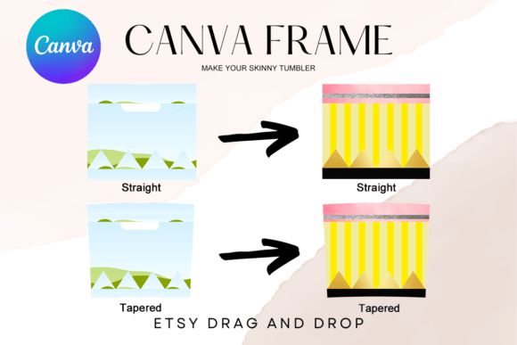 Pencil Canva Frame Tumbler Template 20oz: A Designer's Digital Toolkit