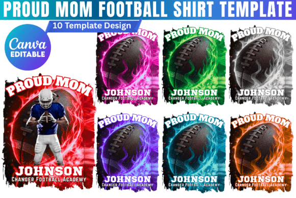 Proud Mom Football Shirt Design Template: A Game Day Guide
