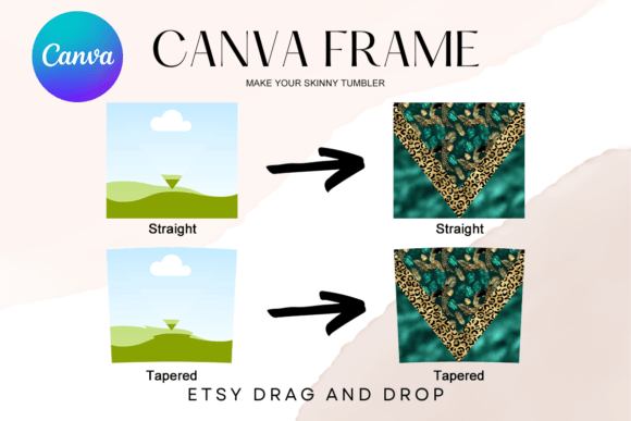 Streamline Your Tumbler Business with Canva Frame VSplit