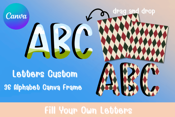 Unlock Creative Typography with Alphabet Letters Canva Frame