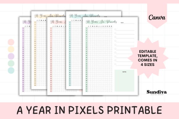 Visualize Your Year: The Pixels Template for Mindful Tracking